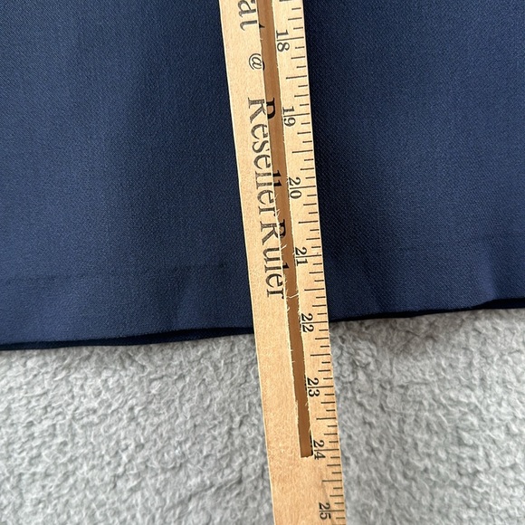 NEW Banana Republic Belted Pencil Skirt Navy Blue Size 14 - Picture 5 of 10